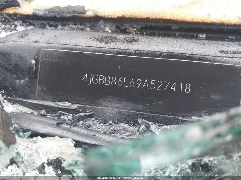 2009 Mercedes-Benz Ml 350 4Matic VIN: 4JGBB86E69A527418 Lot: 43873356