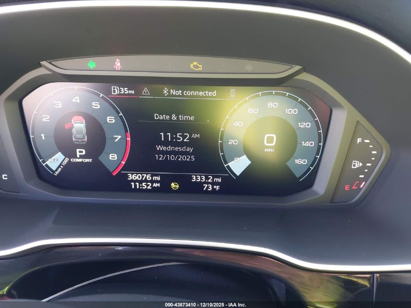 2024 Audi Q3 Premium Plus 45 Tfsi S Line Quattro Tiptronic VIN: WA1EECF3XR1085456 Lot: 43873410