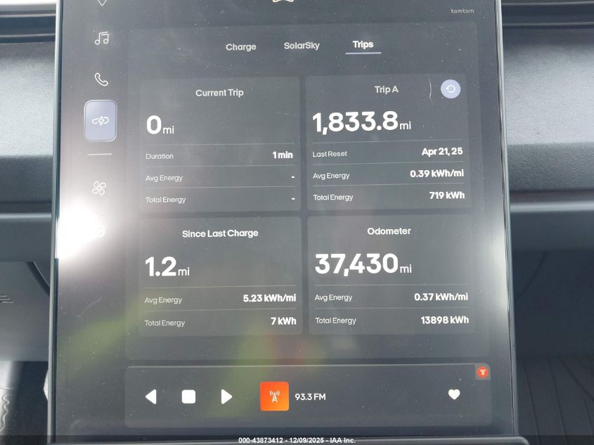 2023 Fisker Ocean One VIN: VCF1ZBU23PG004742 Lot: 43873412