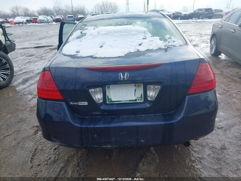 2006 Honda Accord 2.4 Lx VIN: 3HGCM56466G706260 Lot: 43873427