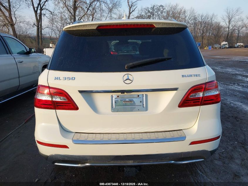 2012 Mercedes-Benz Ml 350 Bluetec 4Matic VIN: 4JGDA2EB7CA050795 Lot: 43873440