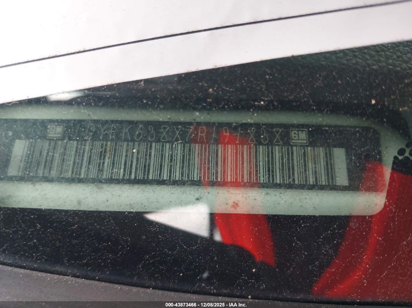 2007 Cadillac Escalade Standard VIN: 1GYFK638X7R191838 Lot: 43873466