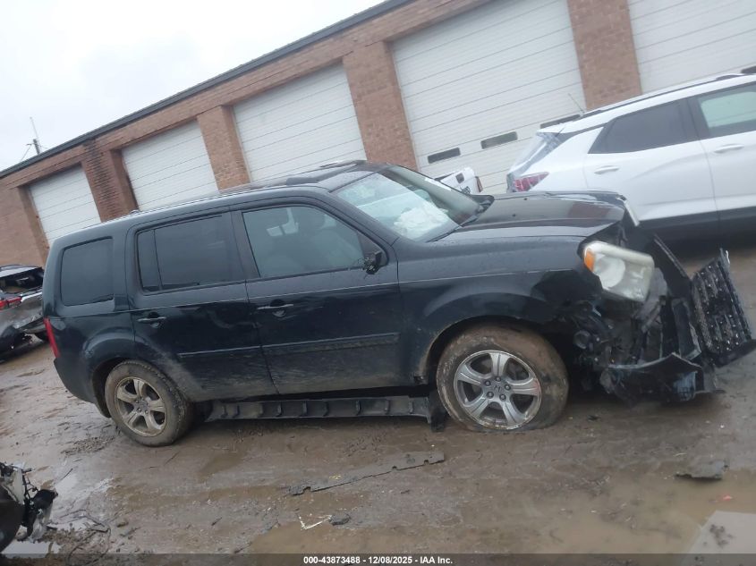 2015 Honda Pilot Ex-L VIN: 5FNYF4H56FB004587 Lot: 43873488