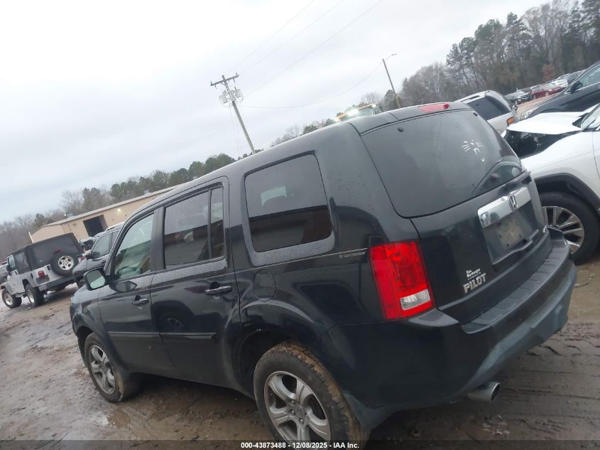 2015 Honda Pilot Ex-L VIN: 5FNYF4H56FB004587 Lot: 43873488