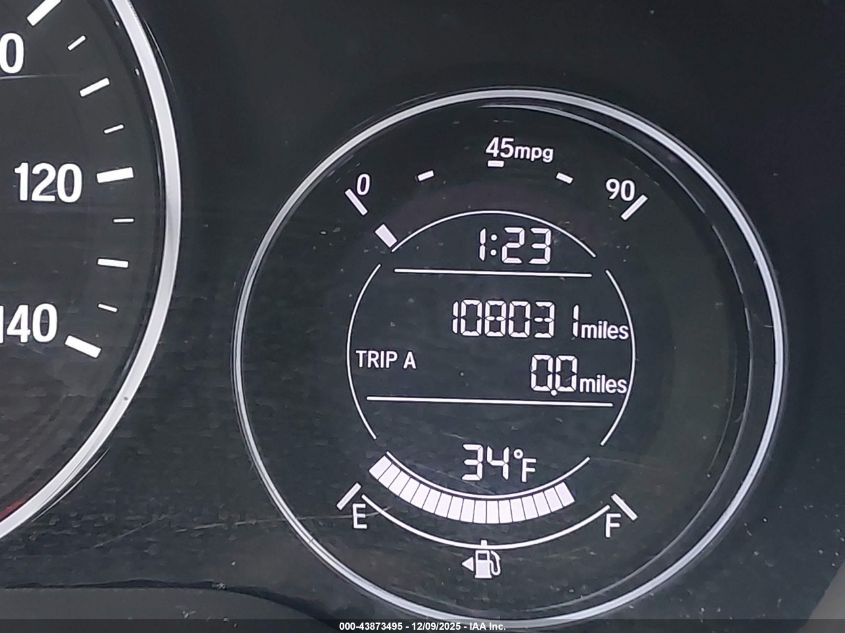 2018 Honda Hr-V Lx VIN: 3CZRU5H33JM722191 Lot: 43873495