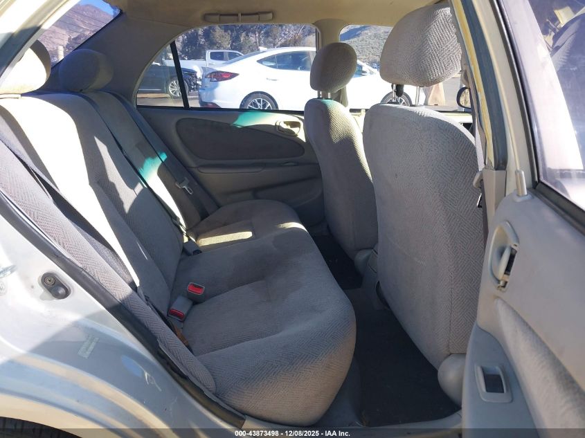 2001 Chevrolet Prizm VIN: 1Y1SK528X1Z431182 Lot: 43873498