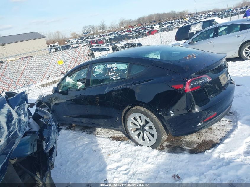 2023 Tesla Model 3 Rear-Wheel Drive VIN: 5YJ3E1EAXPF438901 Lot: 43873502