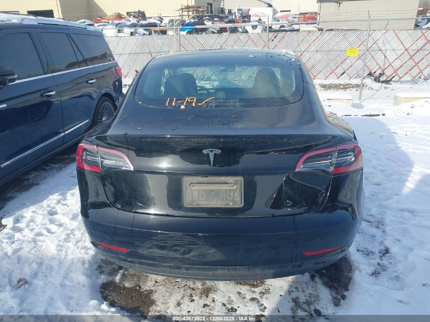 2023 Tesla Model 3 Rear-Wheel Drive VIN: 5YJ3E1EAXPF438901 Lot: 43873502