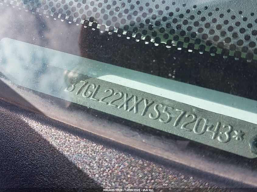 2000 Dodge Dakota Slt/Sport VIN: 1B7GL22XXYS572043 Lot: 43873526