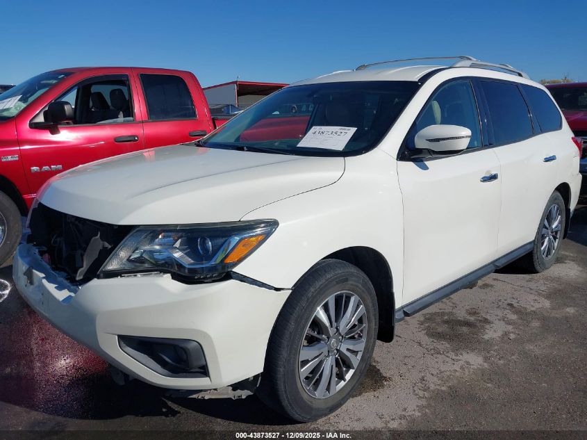 2017 Nissan Pathfinder Sv VIN: 5N1DR2MN7HC627437 Lot: 43873527