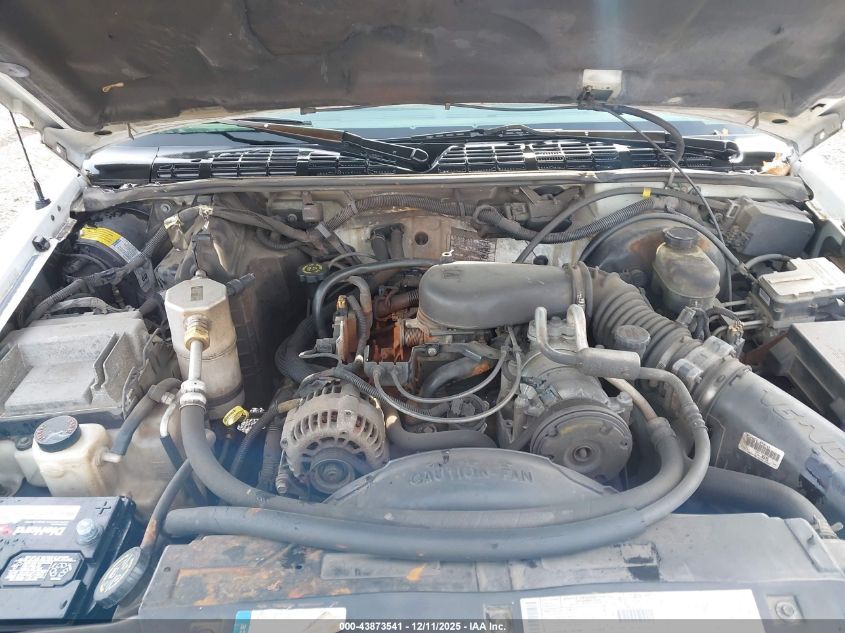 2001 GMC Sonoma Sls VIN: 1GTCS19W218125993 Lot: 43873541