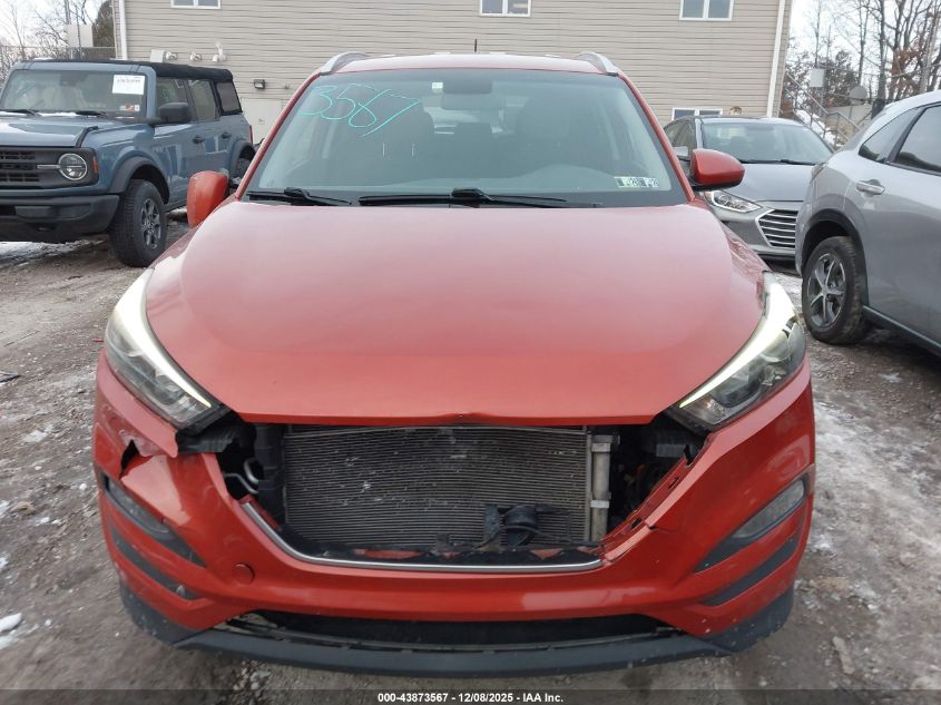 2017 Hyundai Tucson Se VIN: KM8J3CA40HU500772 Lot: 43873567