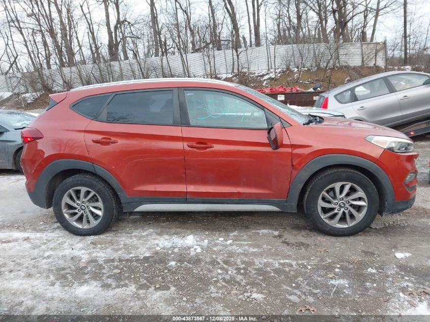 2017 Hyundai Tucson Se VIN: KM8J3CA40HU500772 Lot: 43873567