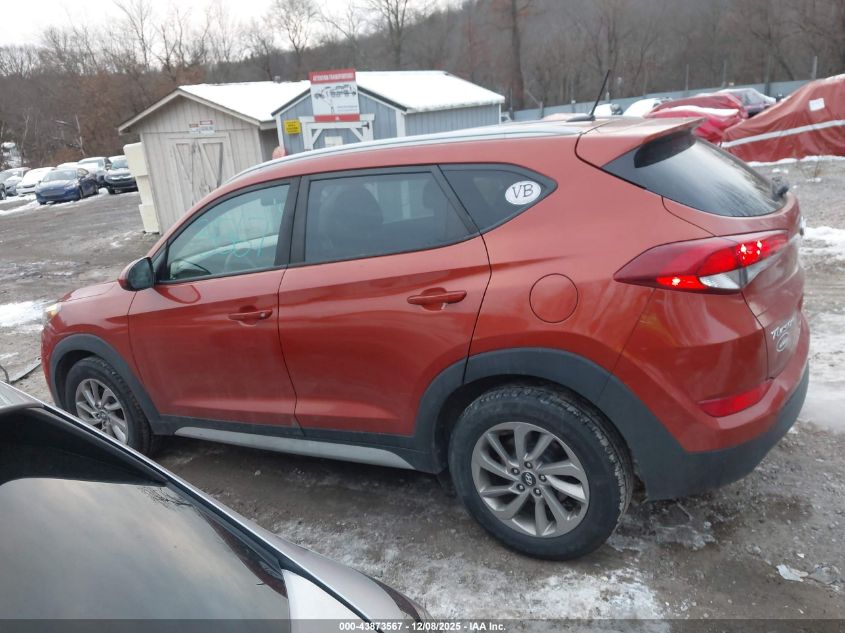 2017 Hyundai Tucson Se VIN: KM8J3CA40HU500772 Lot: 43873567