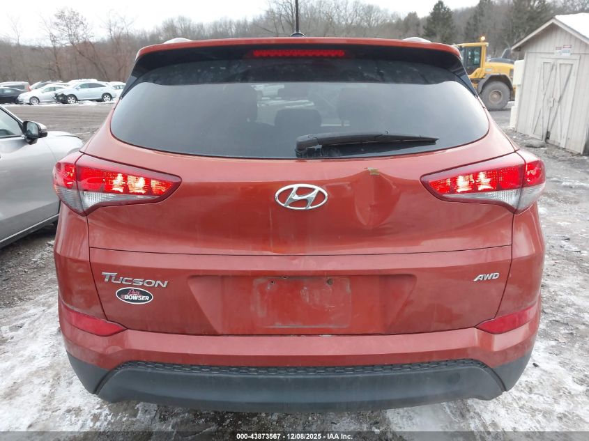 2017 Hyundai Tucson Se VIN: KM8J3CA40HU500772 Lot: 43873567