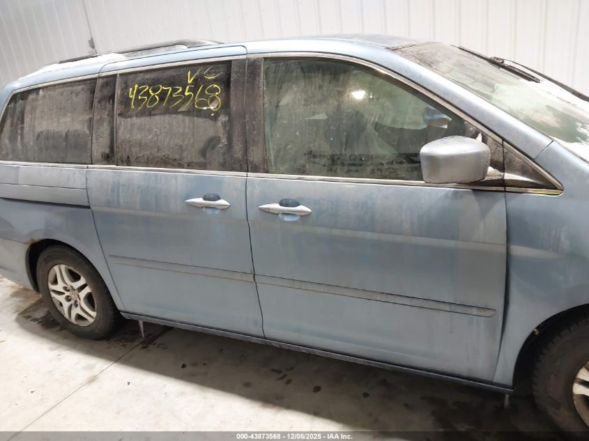 2005 Honda Odyssey Ex VIN: 5FNRL38405B083865 Lot: 43873568
