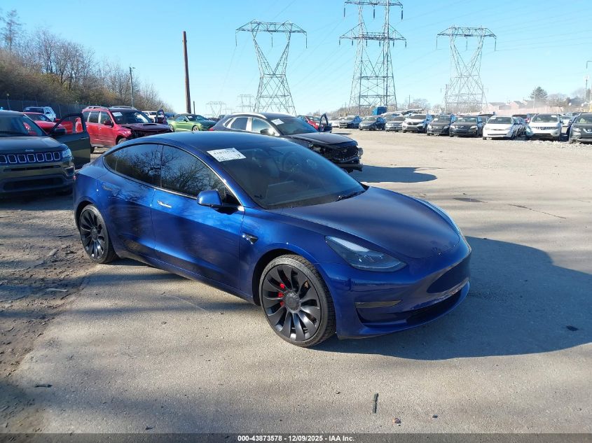 TESLA MODEL 3 PERFORMANCE DUAL MOTOR ALL-WHEEL DRIVE