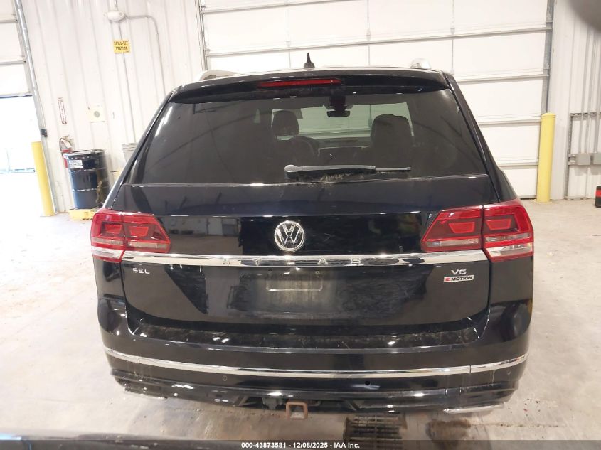 2018 Volkswagen Atlas 3.6L V6 Sel VIN: 1V2RR2CA1JC529985 Lot: 43873581