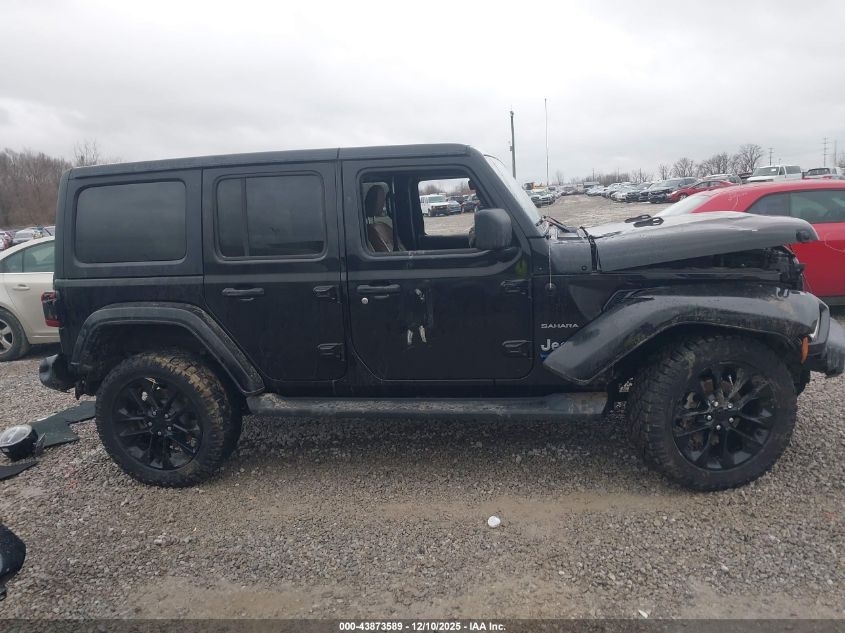 2022 Jeep Wrangler 4Xe Unlimited Sahara 4X4 VIN: 1C4JJXP68NW280968 Lot: 43873589