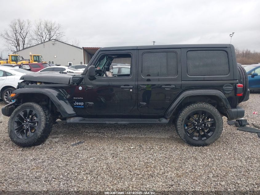 2022 Jeep Wrangler 4Xe Unlimited Sahara 4X4 VIN: 1C4JJXP68NW280968 Lot: 43873589