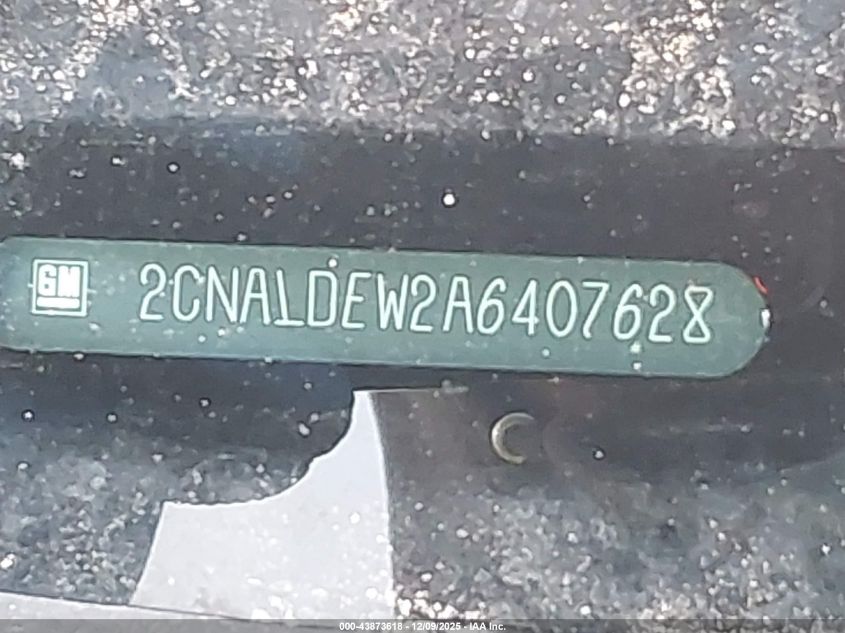2010 Chevrolet Equinox Lt VIN: 2CNALDEW2A6407628 Lot: 43873618