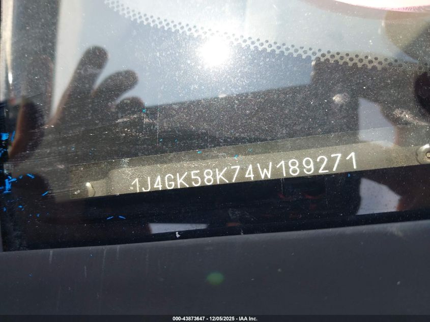 2004 Jeep Liberty Limited Edition VIN: 1J4GK58K74W189271 Lot: 43873647