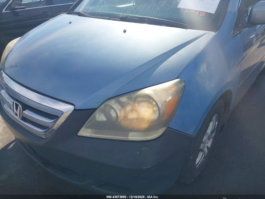 2005 Honda Odyssey Ex VIN: 5FNRL384X5B058827 Lot: 43873650