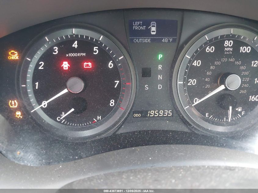 2008 Lexus Es 350 VIN: JTHBJ46G382220443 Lot: 43873691