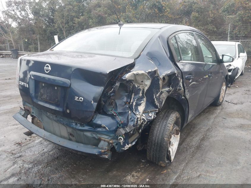 2007 Nissan Sentra 2.0 VIN: 3N1AB61E27L718807 Lot: 43873694