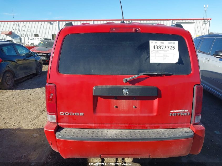 2011 Dodge Nitro Heat VIN: 1D4PT4GK4BW576360 Lot: 43873725