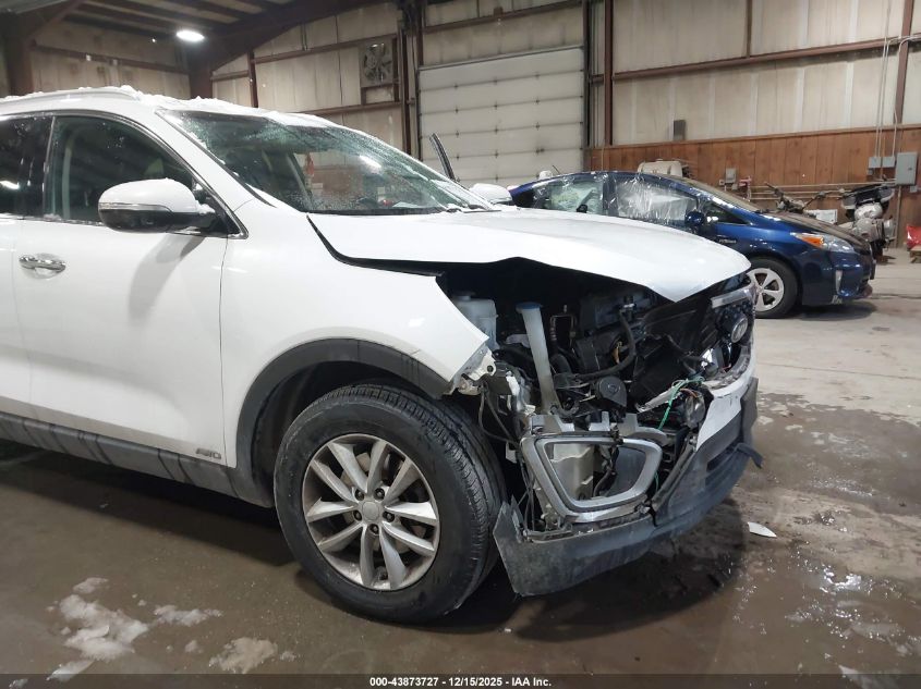 2018 Kia Sorento 2.4L Lx VIN: 5XYPGDA38JG347355 Lot: 43873727