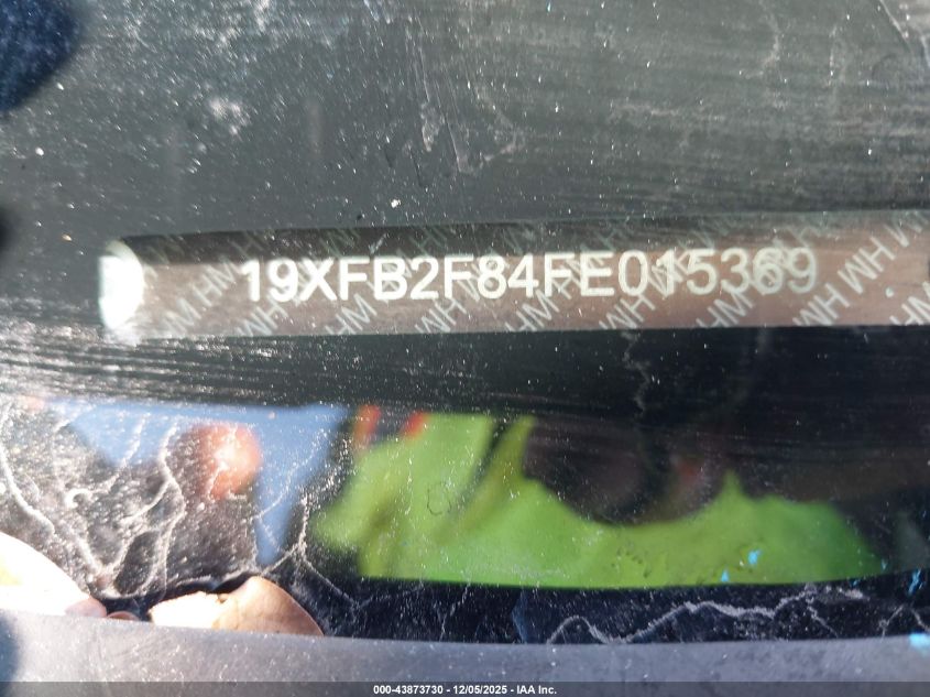 2015 Honda Civic Ex VIN: 19XFB2F84FE015369 Lot: 43873730