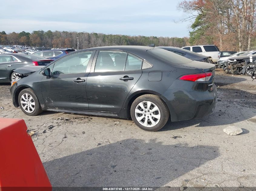 2021 Toyota Corolla Le VIN: 5YFEPMAE5MP186200 Lot: 43873746