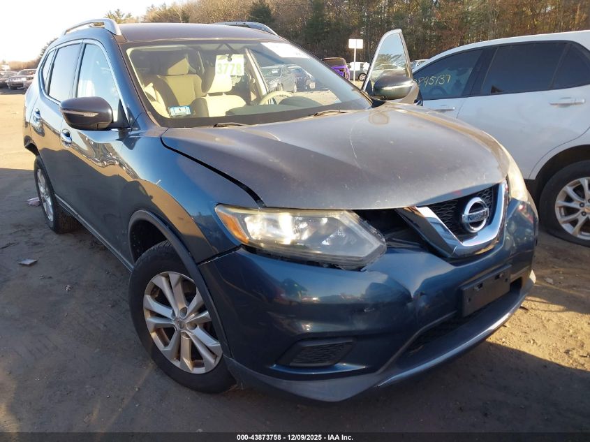 2014 Nissan Rogue Sv VIN: 5N1AT2MK3EC808590 Lot: 43873758