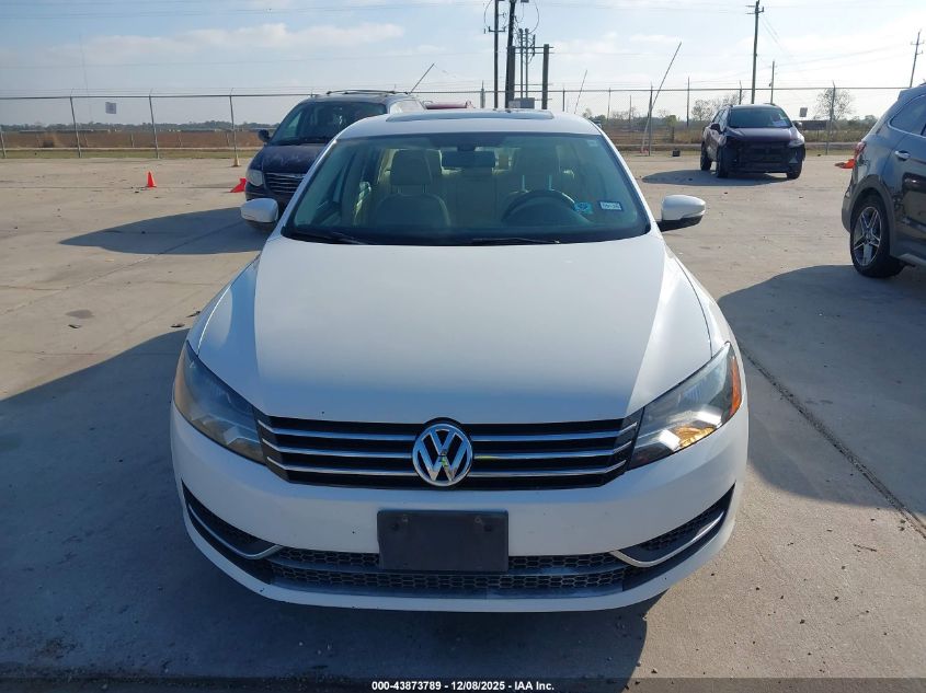 2013 Volkswagen Passat 2.5L Se VIN: 1VWBH7A39DC072139 Lot: 43873789