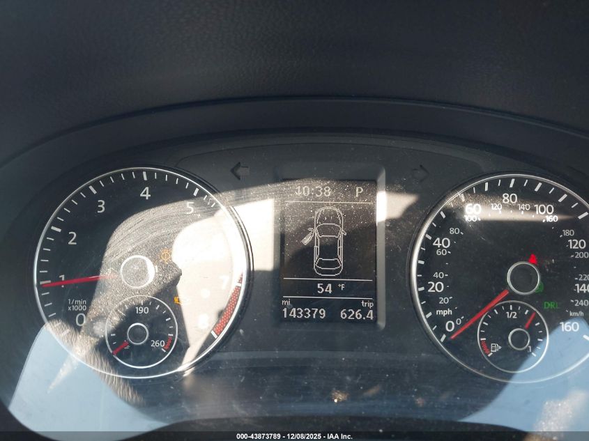 2013 Volkswagen Passat 2.5L Se VIN: 1VWBH7A39DC072139 Lot: 43873789