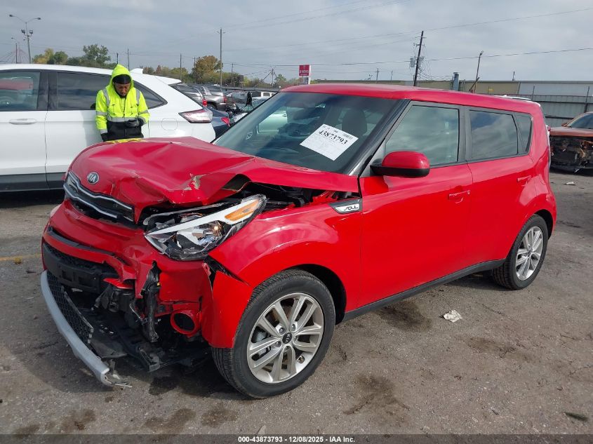 2019 Kia Soul + VIN: KNDJP3A50K7025390 Lot: 43873793