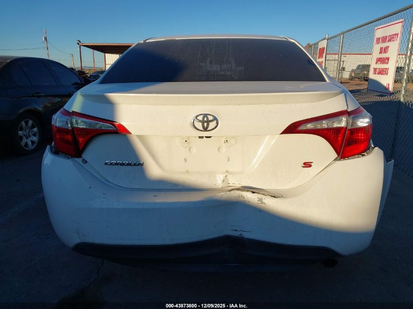 2014 Toyota Corolla S VIN: 5YFBURHE6EP143193 Lot: 43873800