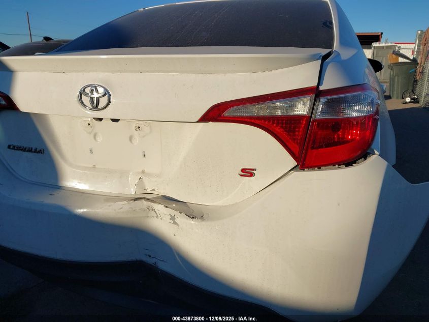 2014 Toyota Corolla S VIN: 5YFBURHE6EP143193 Lot: 43873800