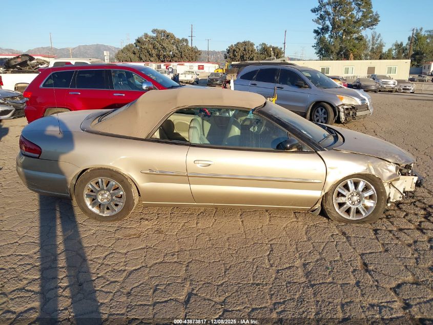 2004 Chrysler Sebring Limited VIN: 1C3EL65R74N391975 Lot: 43873817