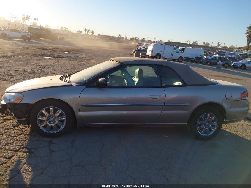 2004 Chrysler Sebring Limited VIN: 1C3EL65R74N391975 Lot: 43873817