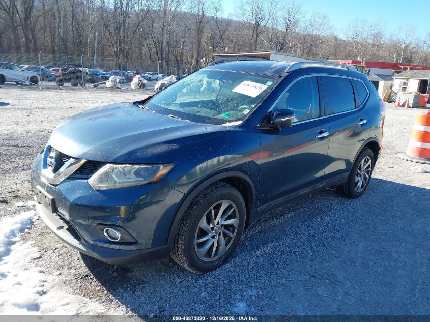 2015 Nissan Rogue Sl VIN: 5N1AT2MV8FC772956 Lot: 43873820