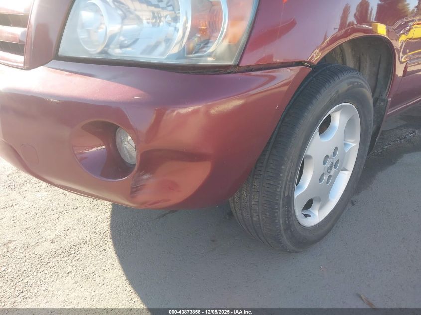 2005 Toyota Highlander Limited V6 VIN: JTEEP21A150075121 Lot: 43873858