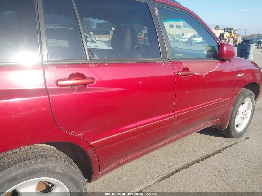 2005 Toyota Highlander Limited V6 VIN: JTEEP21A150075121 Lot: 43873858