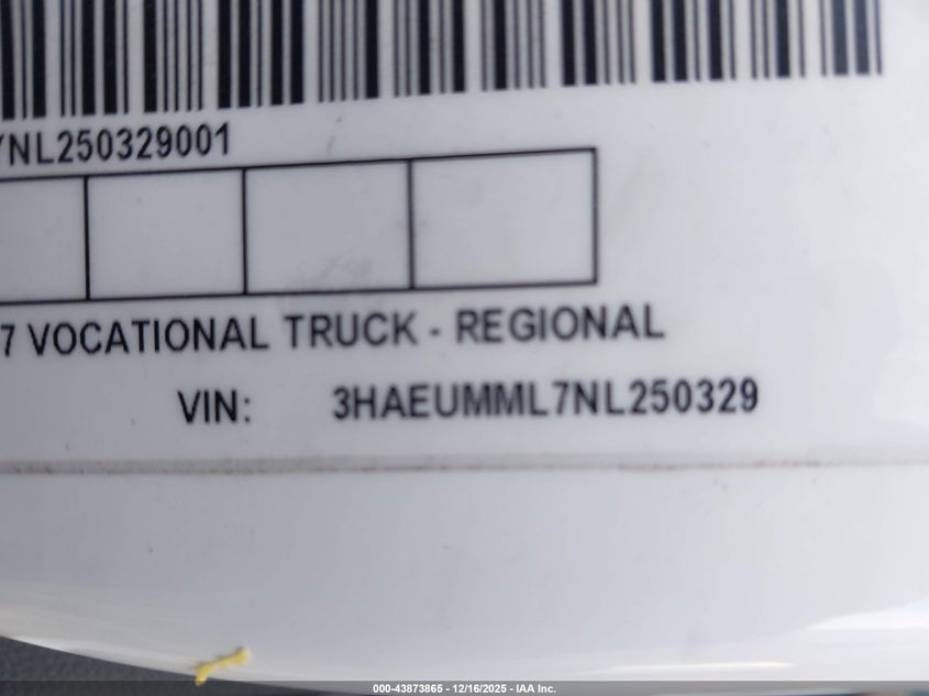 INTERNATIONAL MV 2022 3HAEUMML7NL250329 Photo 8