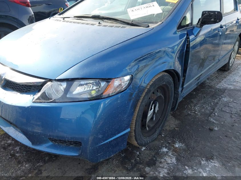 2010 Honda Civic Lx VIN: 19XFA1F58AE086604 Lot: 43873884