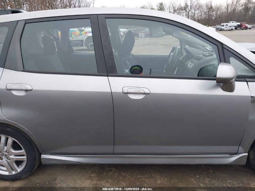2007 Honda Fit Sport VIN: JHMGD38617S007405 Lot: 43873916