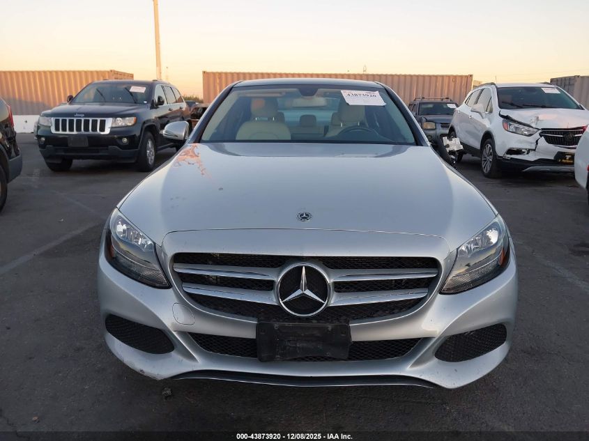 2018 Mercedes-Benz C 300 VIN: 55SWF4JB0JU267303 Lot: 43873920