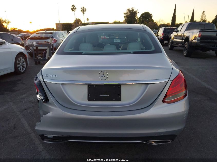 2018 Mercedes-Benz C 300 VIN: 55SWF4JB0JU267303 Lot: 43873920