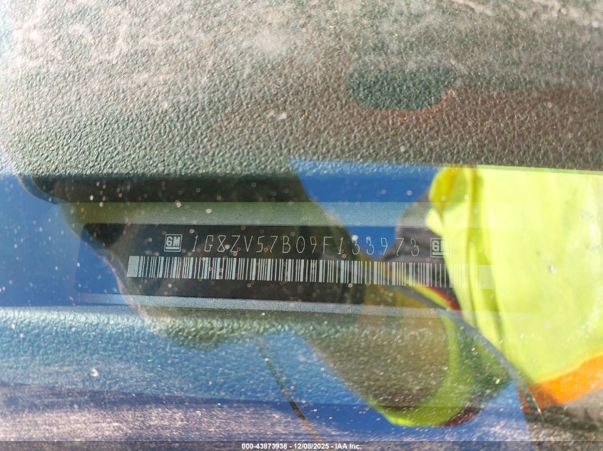 2009 Saturn Aura Xr VIN: 1G8ZV57B09F133973 Lot: 43873938